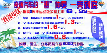 奇瑞国兴大道海航车展特卖专区开启，优惠资讯抢先看